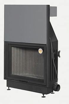 Каминная топка Вега 1000 M с подовым горением и черным шамотом