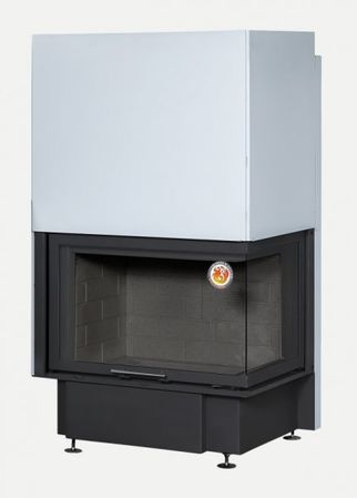 Топка Экокамин  Дельта 800 RB черный шамот