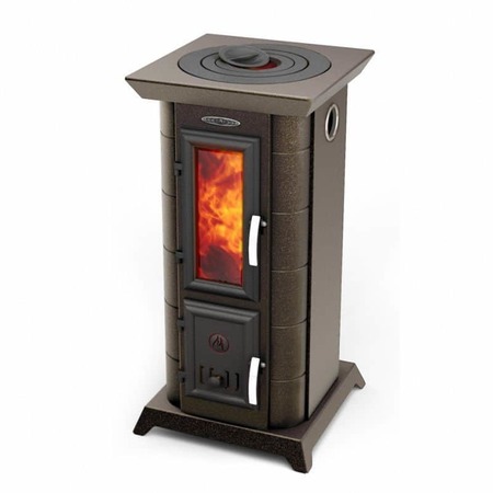 Печь отопления Термофор Статика Тетра черная бронза