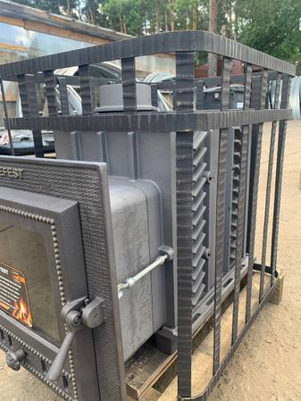 Банная печь Гефест ЗК 18 (М) в сетке