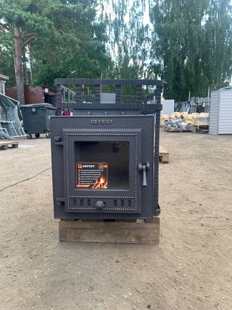 Банная печь Гефест ЗК 18 (М) в сетке