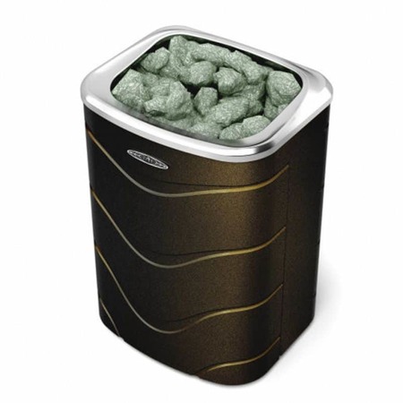 Электрическая печь для бани Термофор Примавольта 9 кВт черная бронза  (электрокаменка)