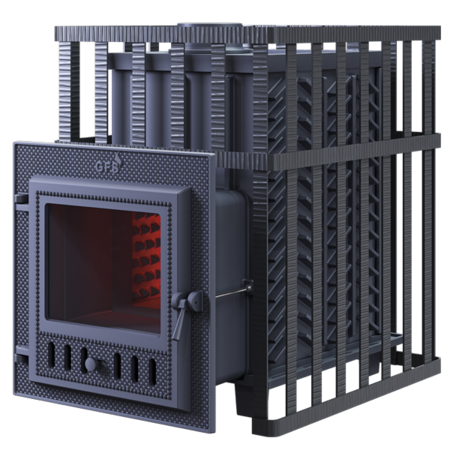 Банная печь Гефест ЗК 18 (М) в сетке