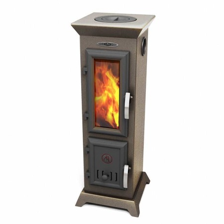 Печь отопления Термофор Статика Тетра Мини, черная бронза