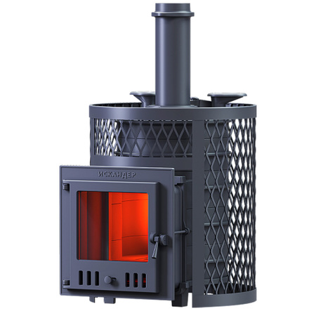 Банная печь Гефест ИСКАНДЕР ЗК 25 (М) Ураган
