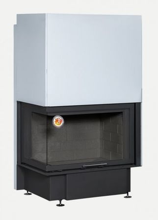 Каминная топка Дельта 800 LB черный шамот