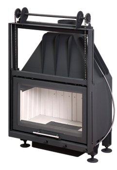 Каминная топка Альфа 700К  с контргрузом